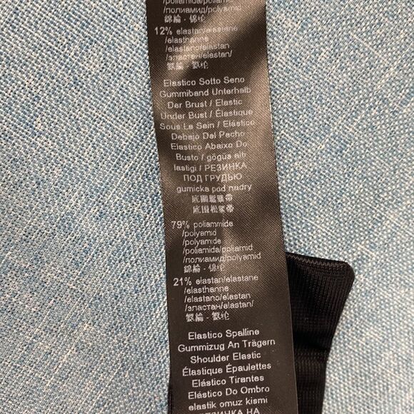 Armani Exchange Black Mesh Bralette - Picture 5 of 6